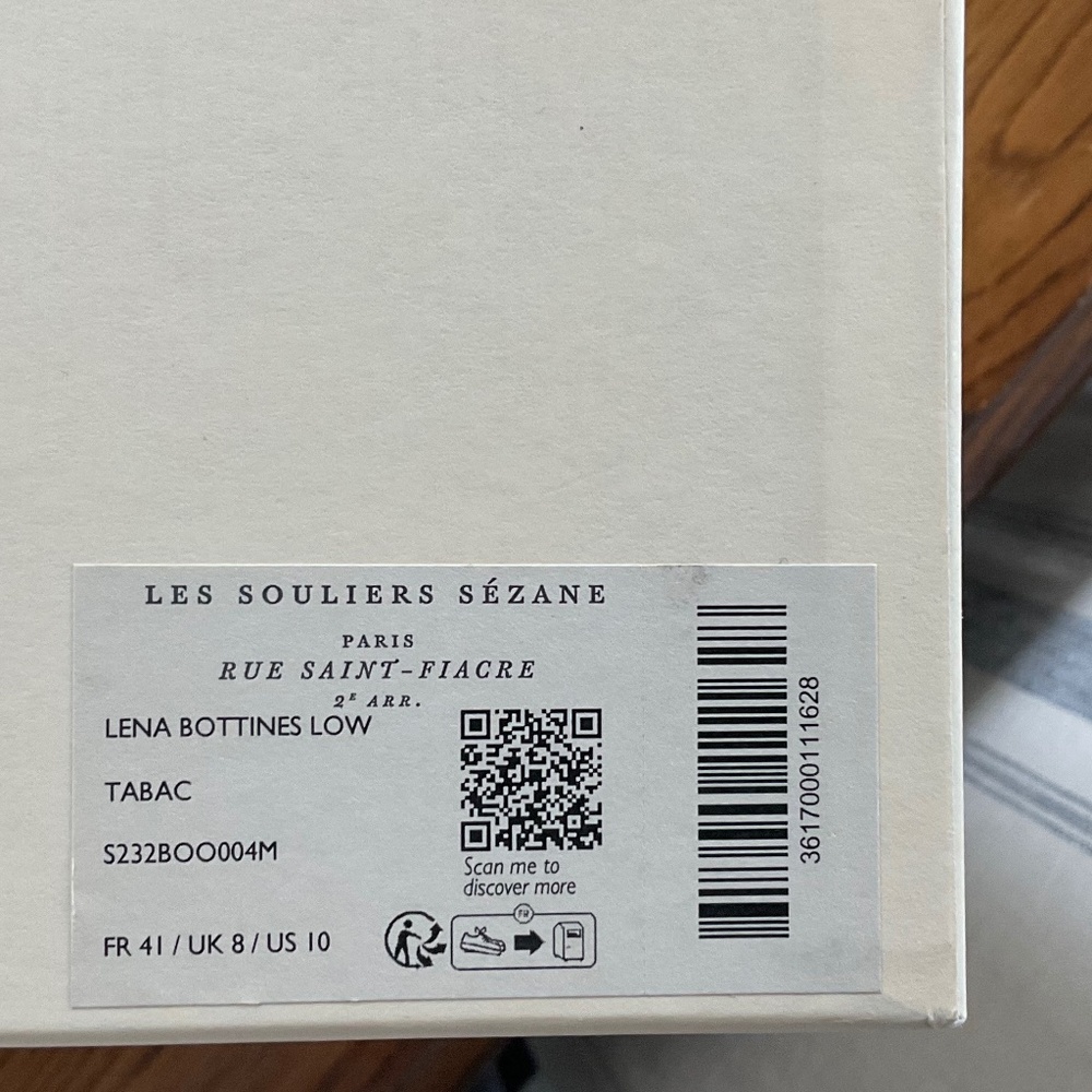 SEZANE Lena Suede Lug Sole Boots - Picture 8 of 8